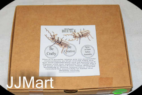 Wooden 3D Beetle Puzzle