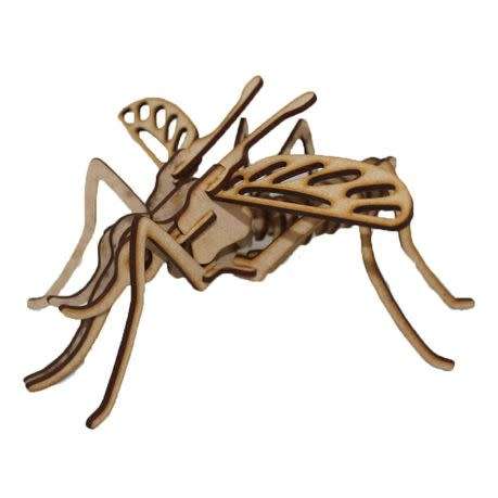 Wooden 3D Mosquito Puzzle