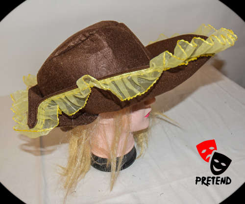 Pirate Costume Hat with wig