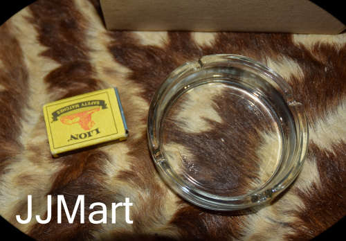 6 x Glass Ashtrays
