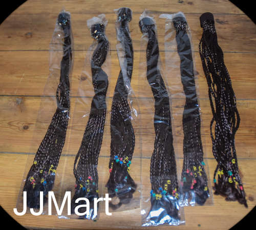 20 x Braids Ponytails - Brown