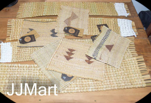 Job Lot Woven Natural Placemats/Wall hangings