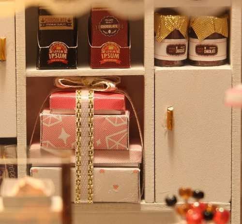 DIY Miniature Model Kit with LED Lights Cocoa`s Fantastic Ideas Chocolatier