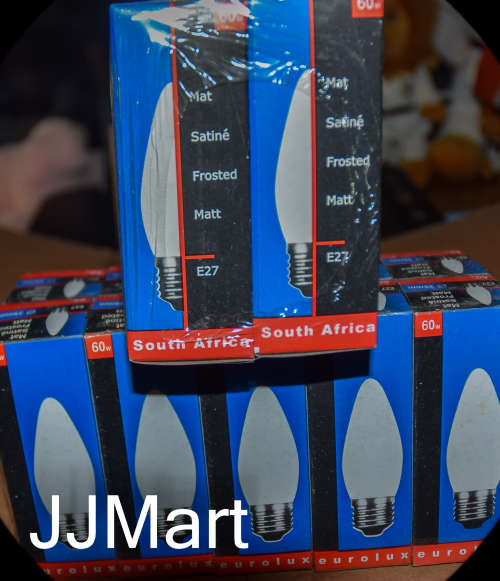 Eurolux e27 matt frosted 60w candle globe x 20