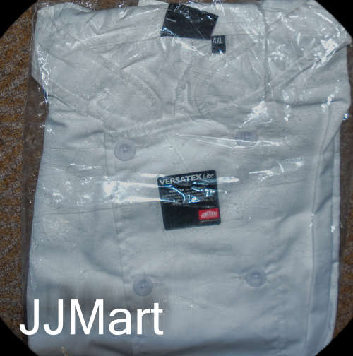 Jonsson Versatex Lite Short Sleeve Chef Jacket - Size 4XL