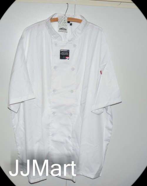 Jonsson Versatex Lite Short Sleeve Chef Jacket - Size 4XL