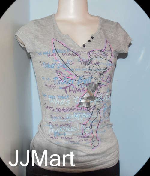 Original Licenced Tinkerbell Women`s Top - Size XL