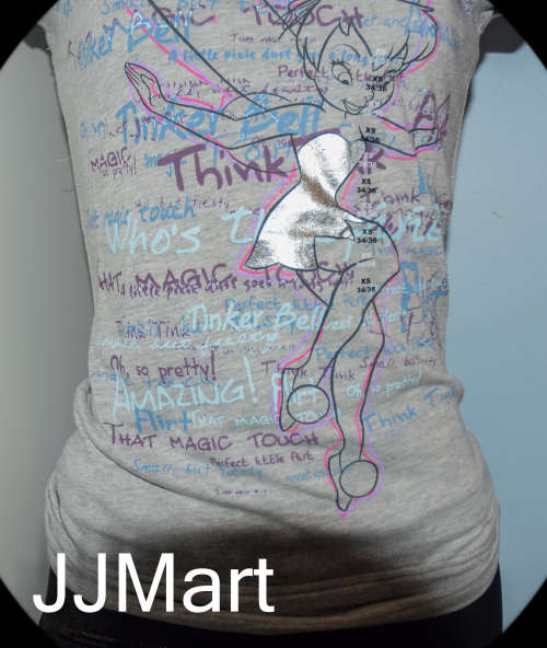 Original Licenced Tinkerbell Women`s Top - Size XL