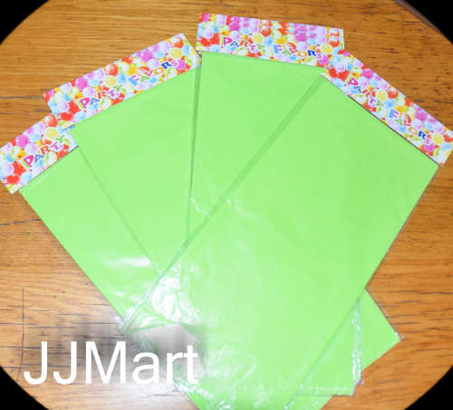 Plastic Tableclothes x 6 - Green