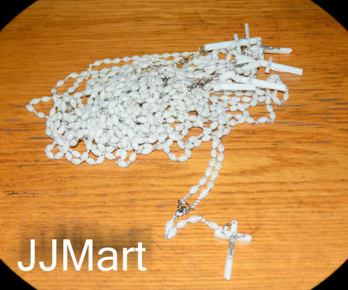 12 x Glow-in-the-dark Rosary Beads
