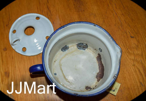 Vintage Enamel Pot