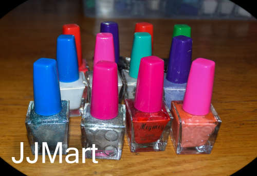 12 x MeyMey Nail Polish Various Colours
