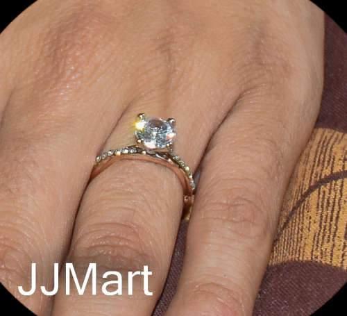 Costume Jewellery : Stone Ring Size 5