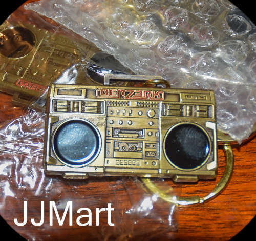 Berzerk Metal Keyring from Eminem famous song - Great Find still in packaging