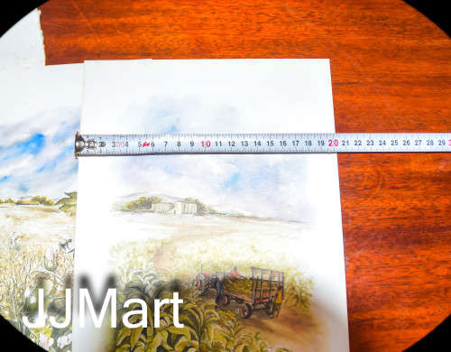 WOW. Harvest 4 Colour Prints - art by Chrystal Wyn