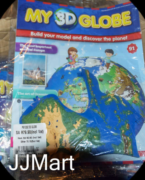 My 3D Globe Partworks Issues 60 - 100 + extras