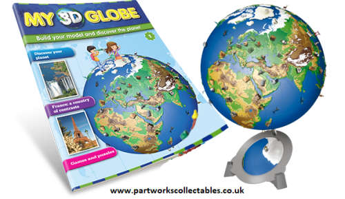 My 3D Globe Partworks Issues 60 - 100 + extras