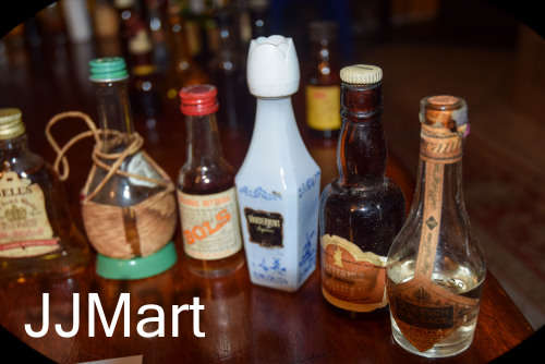 Vintage  Miniature Alcohol Bottles x 12 - Lot 1