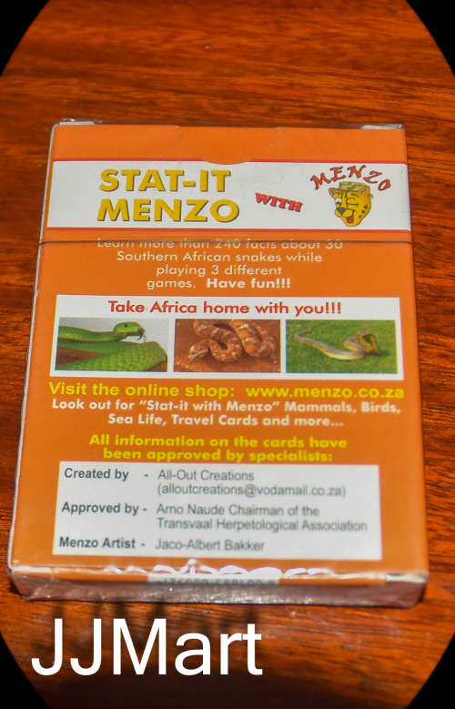 MENZO -  Wildlife Card Series - 3 Packets of cards