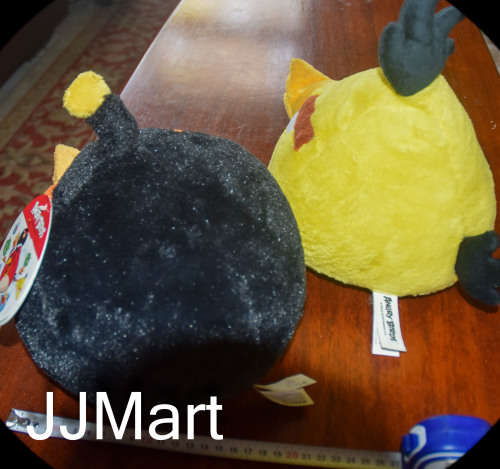 2 x Angry Birds Plush Toys