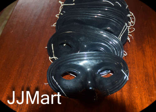35 x Black Zorro Masks