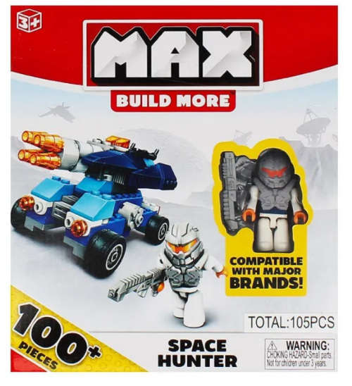 MAX Build More Zuru Max Build  - Space Hunter 101 Piece Construction Play Set