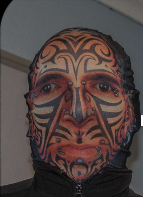 6 x Scary Masks
