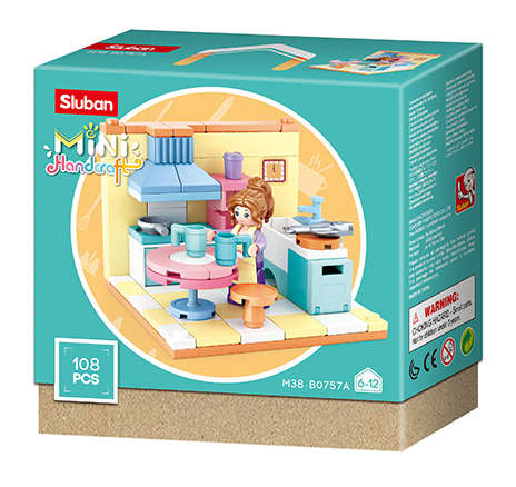 Sluban Mini Handcraft Girls Dream Kitchen M38-B0757A  108 Pieces (Box slightly damaged)