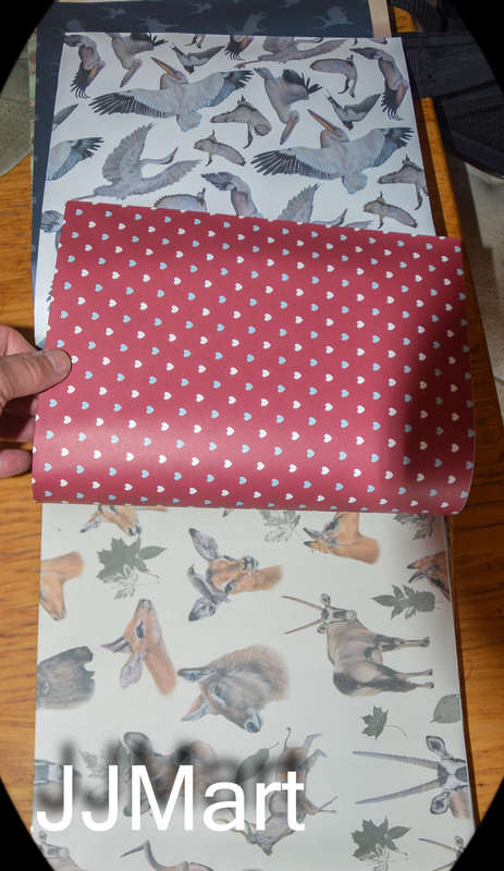 Gift / Craft / School Book  Wrapping Pad - African Antelope & Waterbird