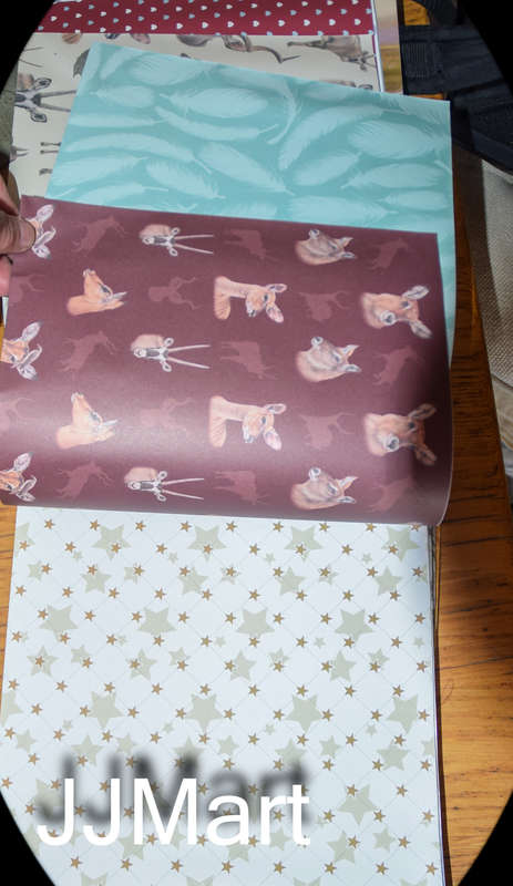 Gift / Craft / School Book  Wrapping Pad - African Antelope & Waterbird
