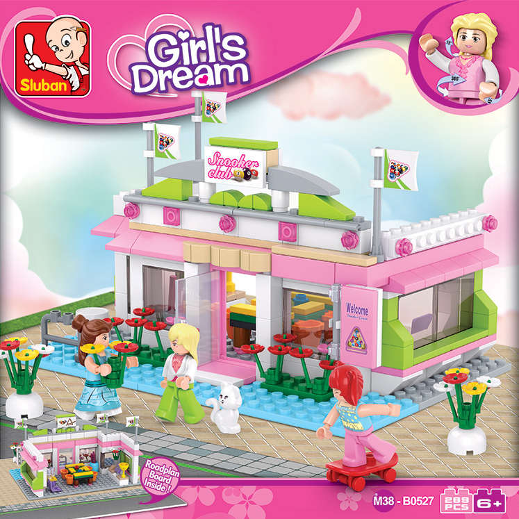 Sluban Girls Dream Snooker Club  289 Pieces.