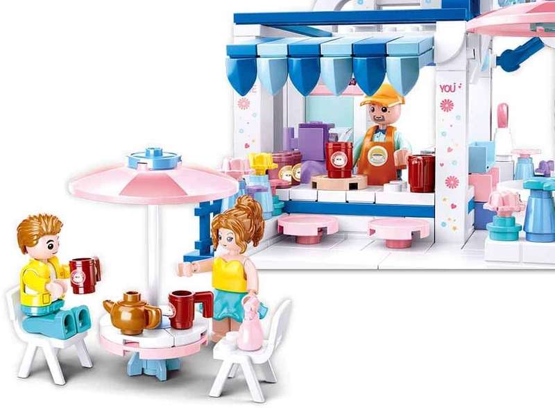 Sluban Bricks - Girls Dream Coffee Shop 289 pcs (Box damaged)