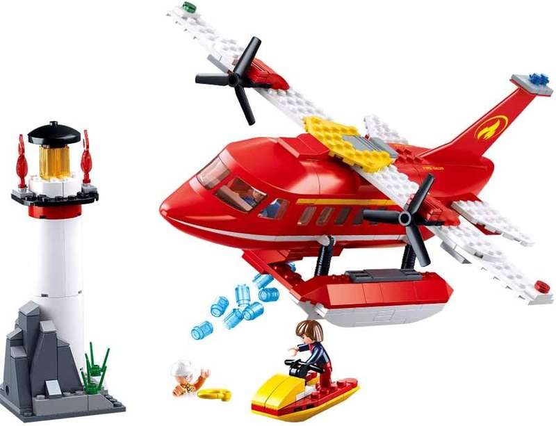 Sluban Fire  Waterplan  Boys Range - 348 pcs (Box damaged)