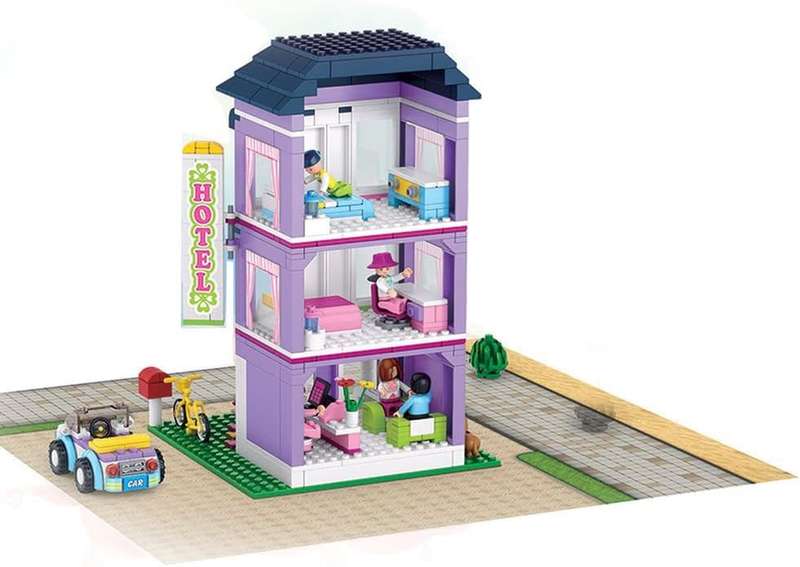 Sluban Girl`s Dream Youth Hotel (541 Pieces) (Box slightly damaged)