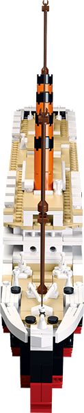 LARGE SCALE SLUBAN TITANIC MODEL KIT (65CM LONG) - 1012 PCS  (Unboxed)