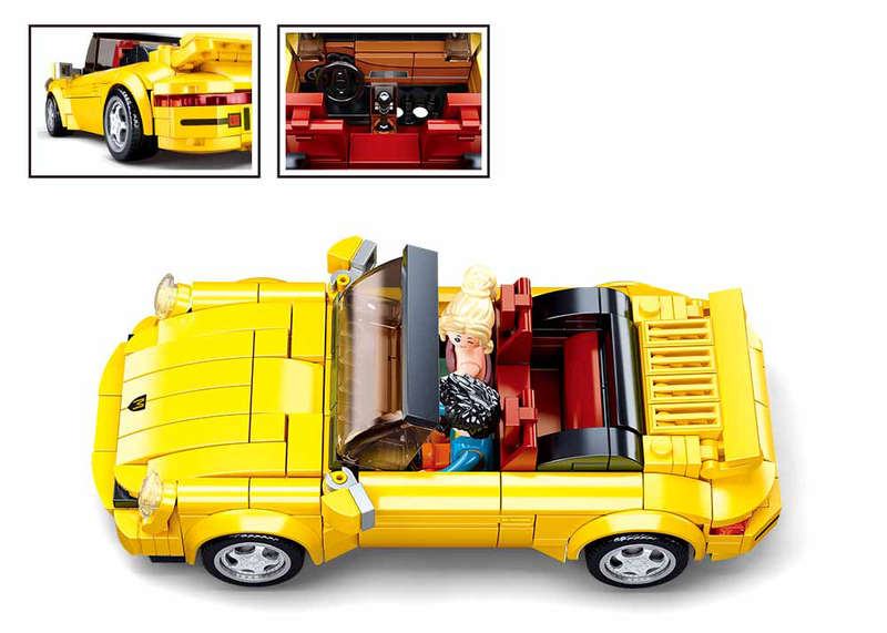 Sluban Building Set: German Sports Car - 290 Pieces