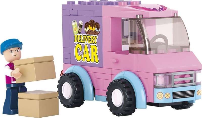 Sluban Girl`s Dream Distribution Vehicles - 102 Pieces (Unboxed)