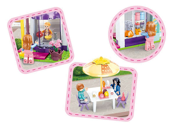 Sluban Girl`s Dream Bar 361 Pieces (box damaged)