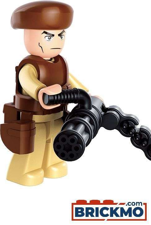 Sluban Building Bricks Army Patrol Jeep  (Box damaged)