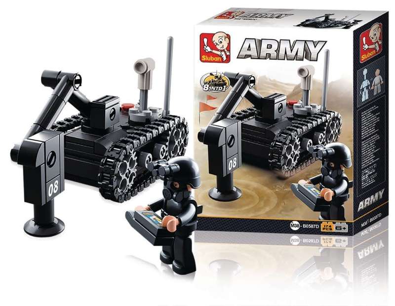 Sluban Army Mine Clearer - 164 Piece (Box damaged)