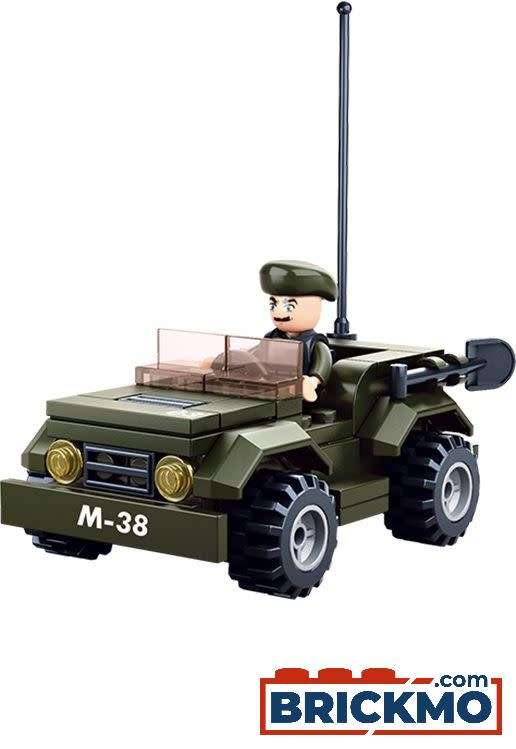 Sluban Building Bricks Army Jeep - 82 Piece