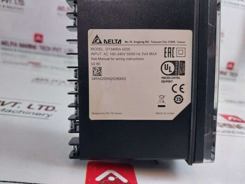 Delta DT340RA-0200 DT3 TEMP CONTROLLER RELAY O/P