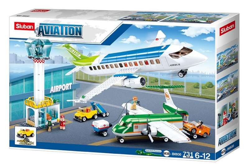 Sluban Building Set: Aviation Airport - 731 Pieces (Unboxed)