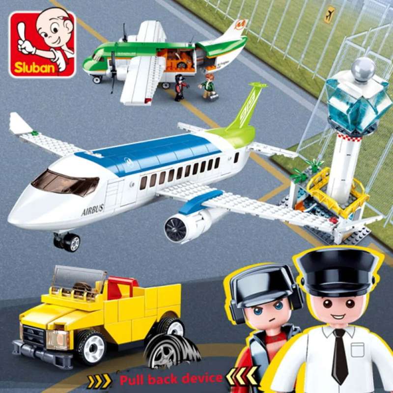 Sluban Building Set: Aviation Airport - 731 Pieces (Unboxed)