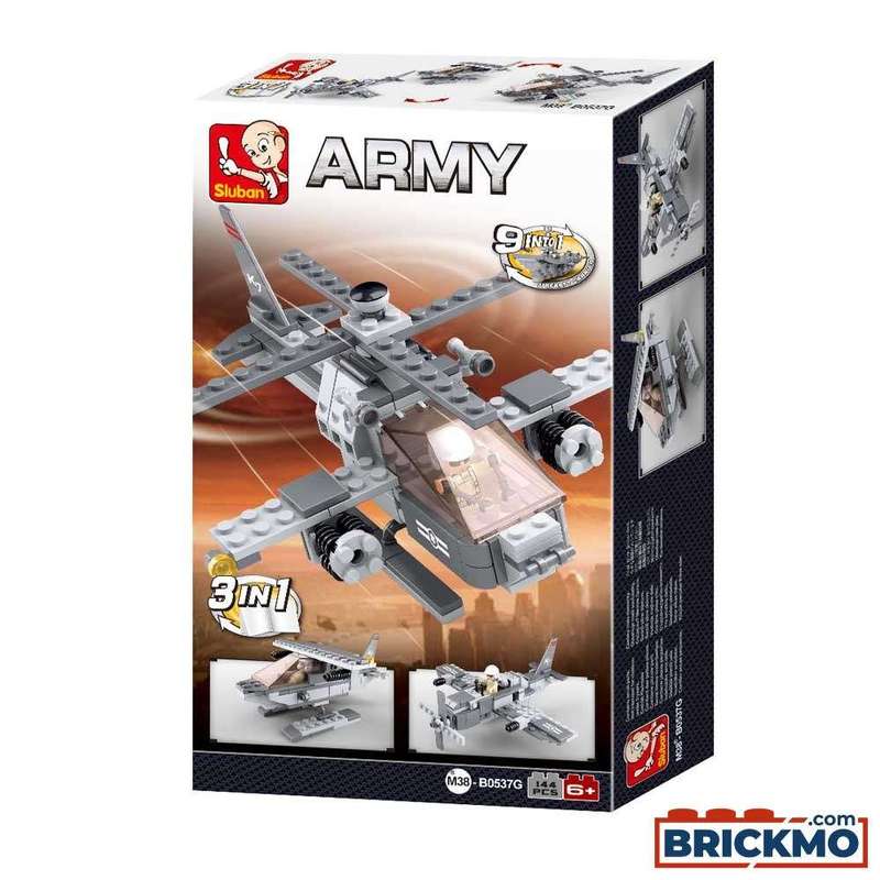 Sluban Army Helicopter 3-in-1 (144 pieces)