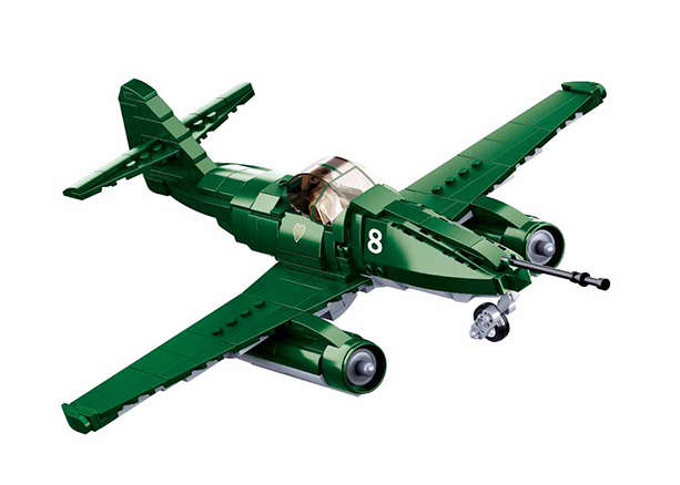 Sluban WW2 German Messerschmitt Me 262A-1A Fighter-Bomber - 338 Piece (Unboxed)