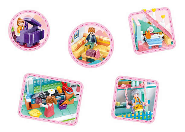 Sluban Girl`s Dream Apartment - 601 Piece (unboxed)