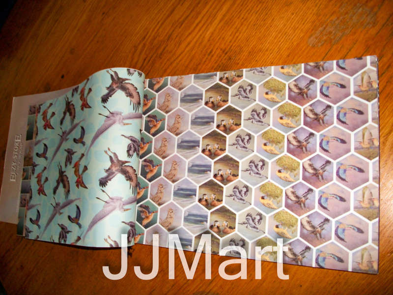 Craft / School Book / Gift Wrapping Pad - Birds in Flight