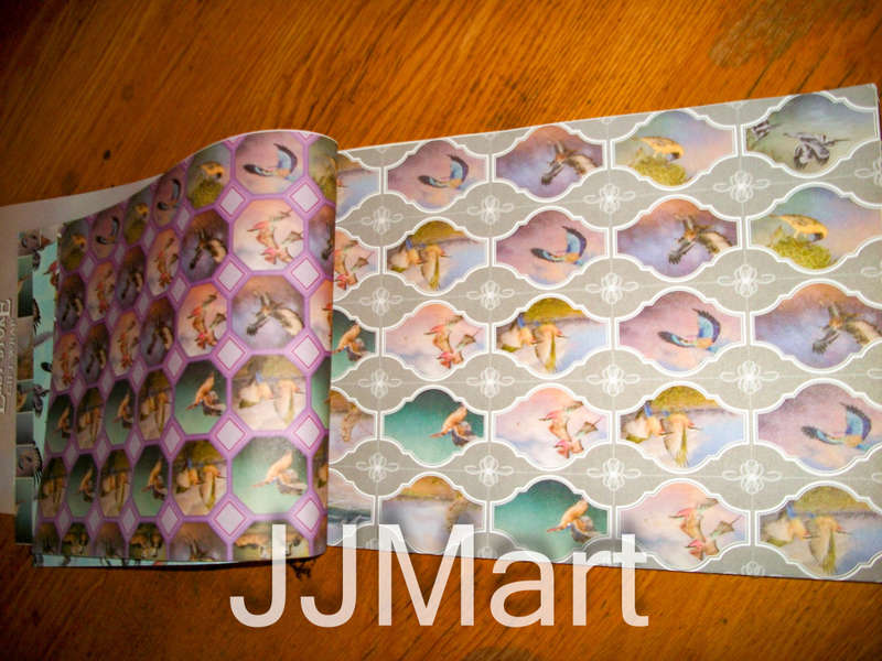 Craft / School Book / Gift Wrapping Pad - Birds in Flight