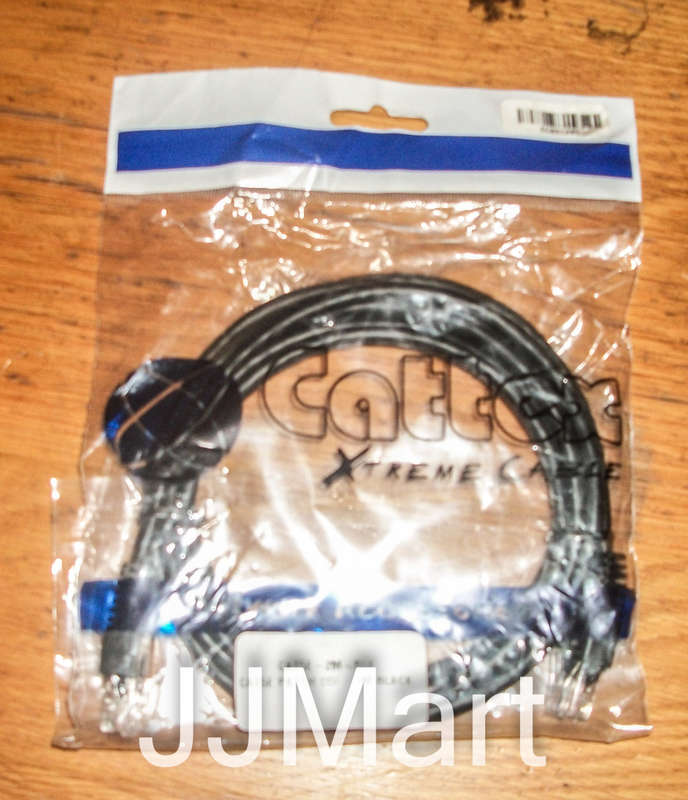 Cattex CAT5e - 2M - Black Flyleads x 4
